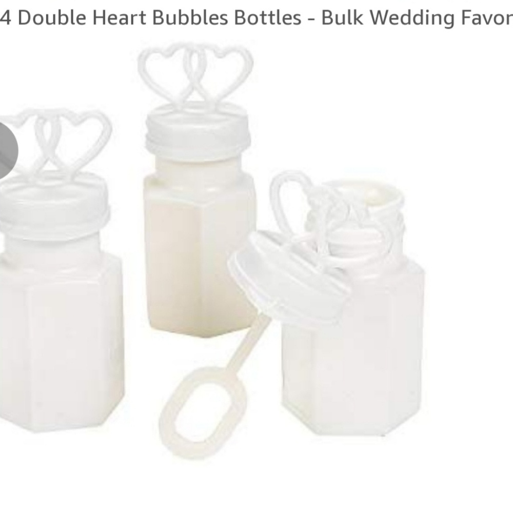 Double heart Wedding Bubbles